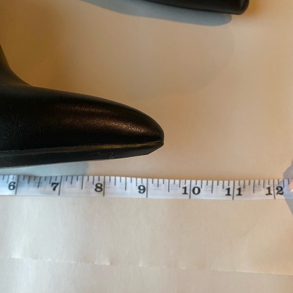 Calvin Klein Hally 2 Woman's Black Faux Leather Ankle Boots, Size 8.5 - Picture 10 of 13